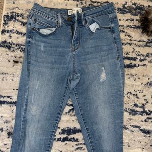 Mudd Size 9 Ripped Skinny Jeans